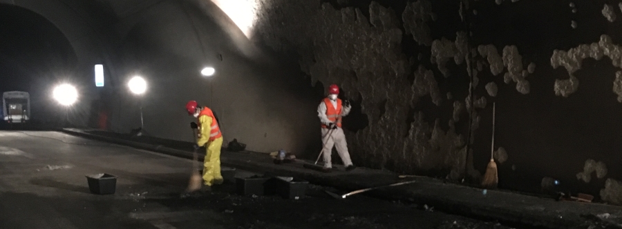 Assainissement post-incendie A16 Montaigre Jura