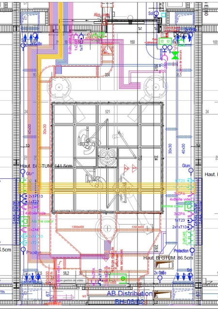 Vue plan bloc opératoire